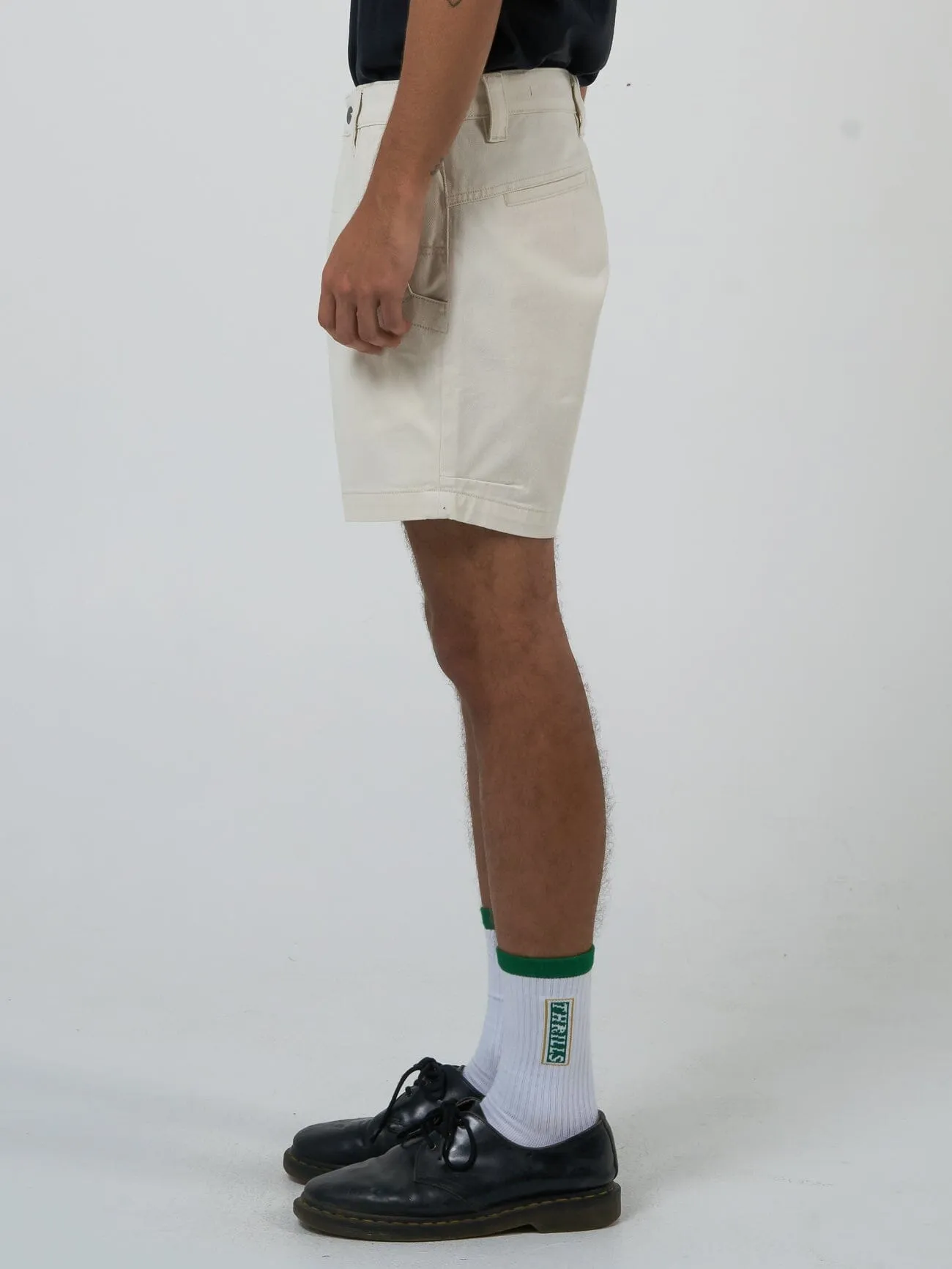 Thrills Union Mandude Work Chino Short - Heritage White