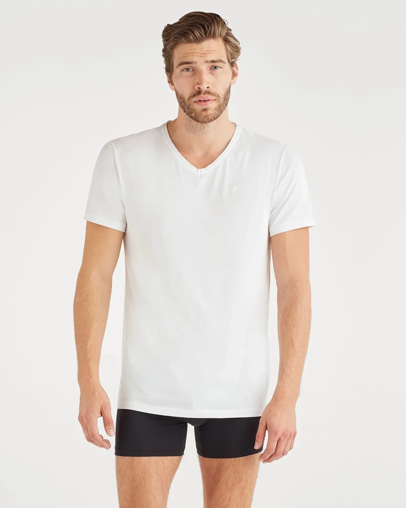 V-Neck Tee 2 Pack in White