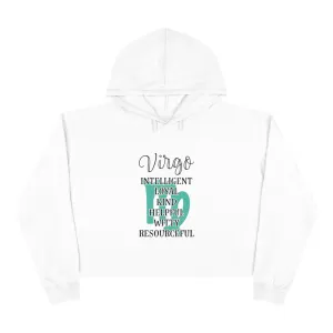 Virgo Zodiac Characteristic hoodie Crop Hoodie