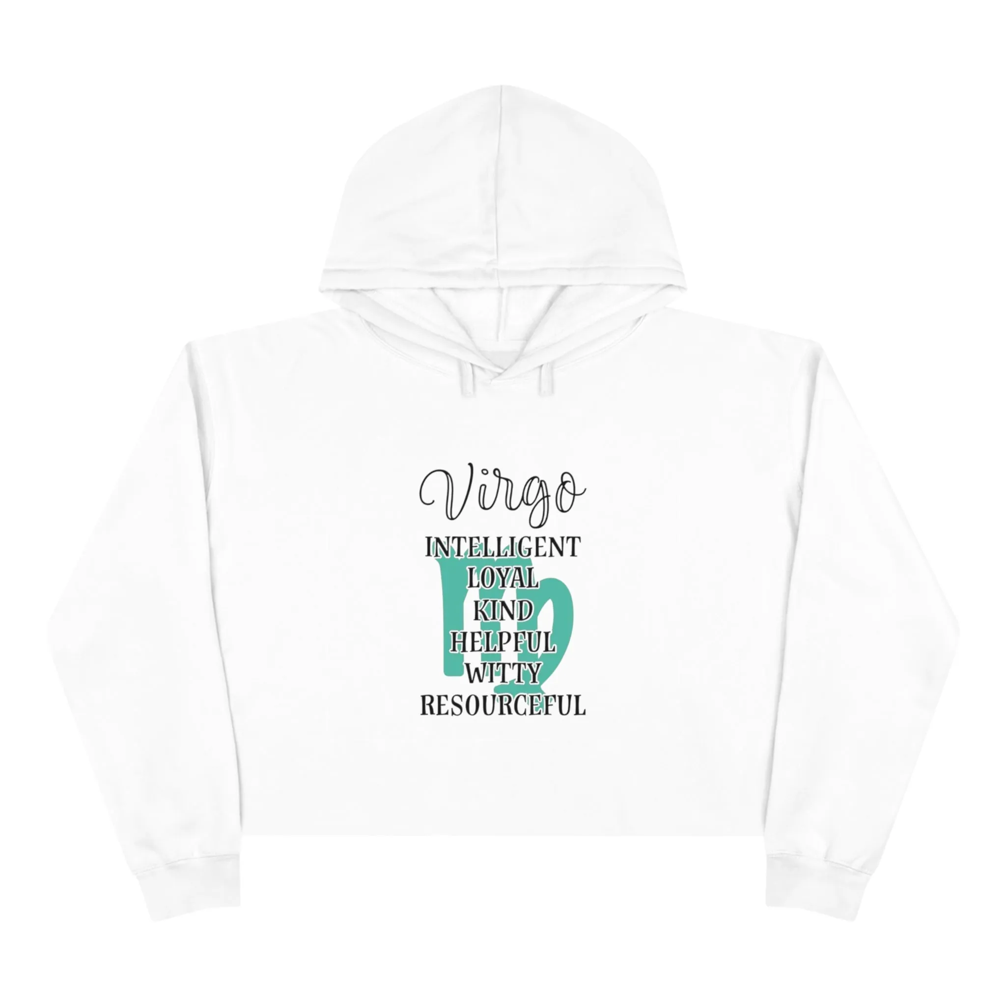 Virgo Zodiac Characteristic hoodie Crop Hoodie