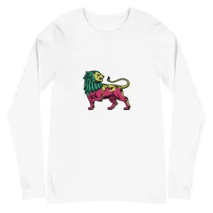 White Leo Versatile Long Sleeve Tee