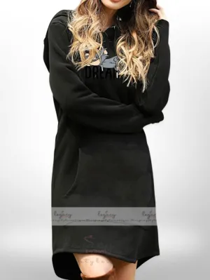Women's Fashion Hot Collection Hoodies Ladies Long Length Sweatshirt